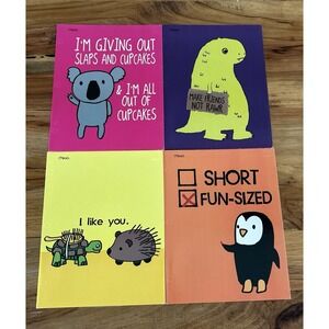 Mead 3 Ring Binder Folders Lot Funny Animals 2013